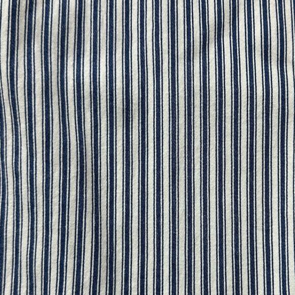 KanCan High Rise Super Flare Railroad Striped Pants Jeans Blue White Size 5/26 - Picture 6 of 6